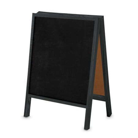 United Visual Products Sliding Door Indoor Enclosed Corkboard, 7 UV9003ACSH-SATIN-KEYLIME